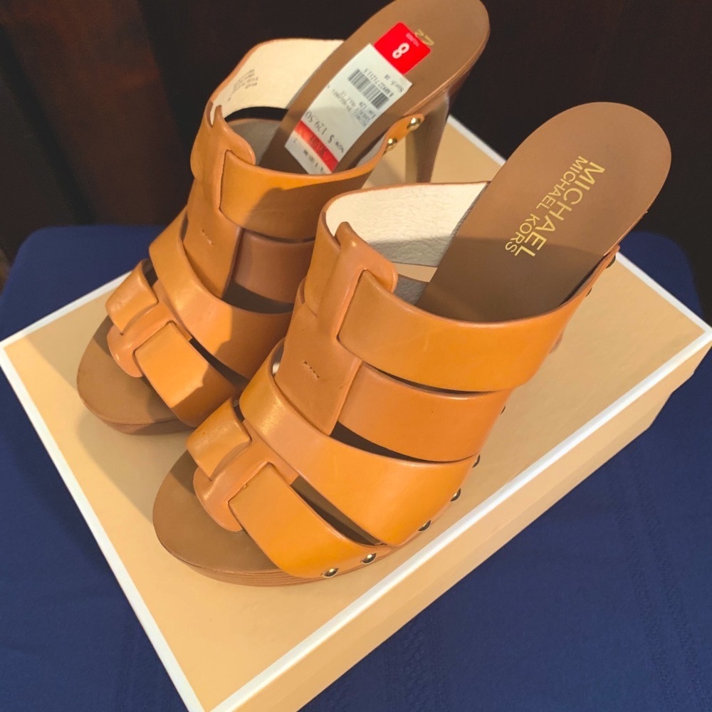 Michael Kors Peanut Platform Sandals - Picture 2 of 7